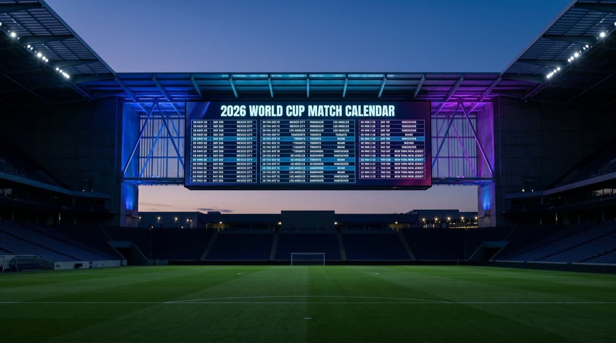 2026 World Cup schedule: dates, rounds and main venues