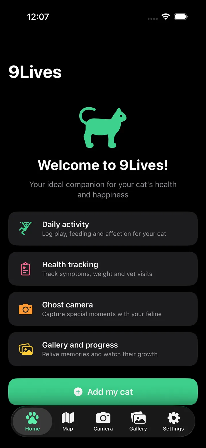 Tracker 9Lives Screenshot 1