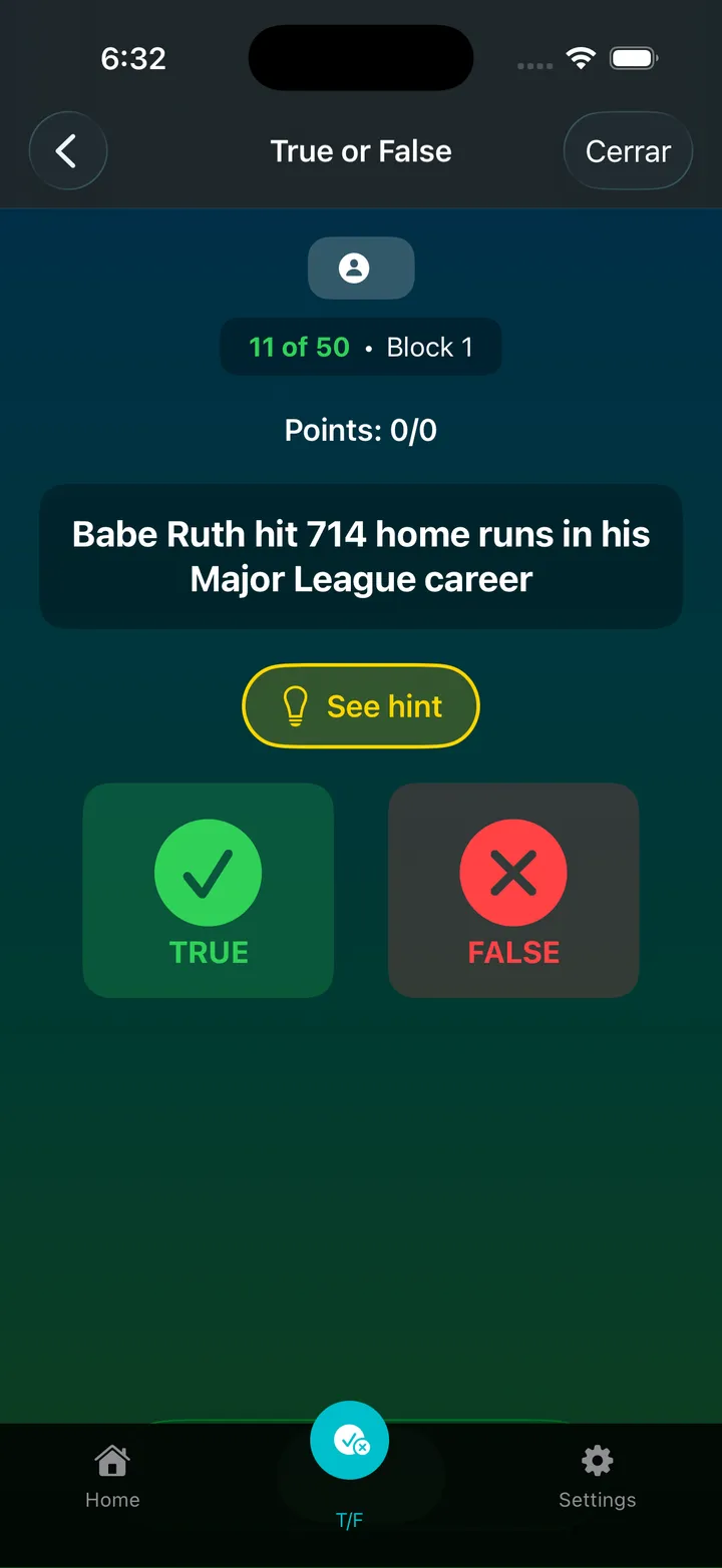Baseball Trivia One Screenshot 4