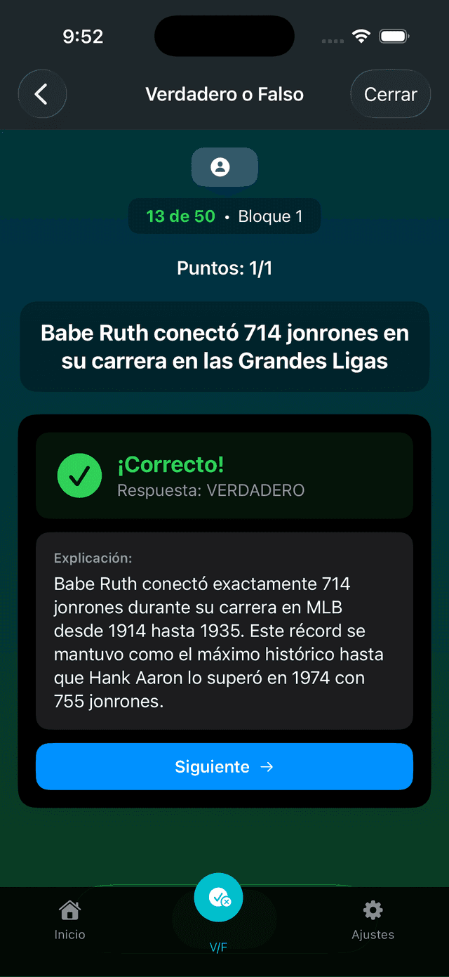 Baseball Trivia One Screenshot 5