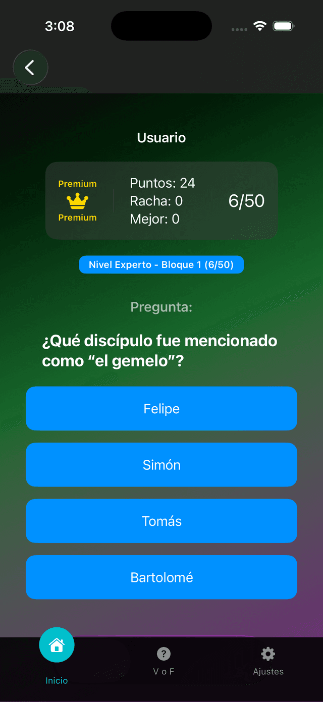 Trivia Biblia Evangélica Screenshot 2