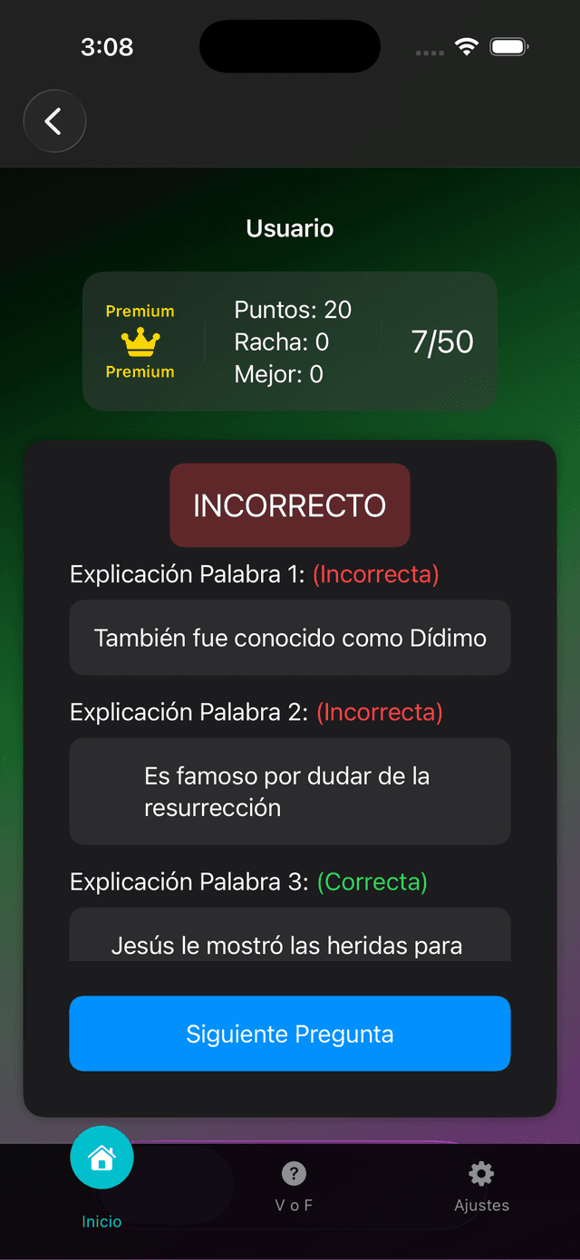 Trivia Biblia Evangélica Screenshot 3