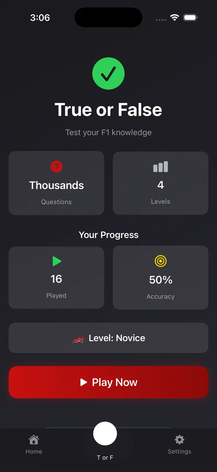 Formula One Trivia Screenshot 3