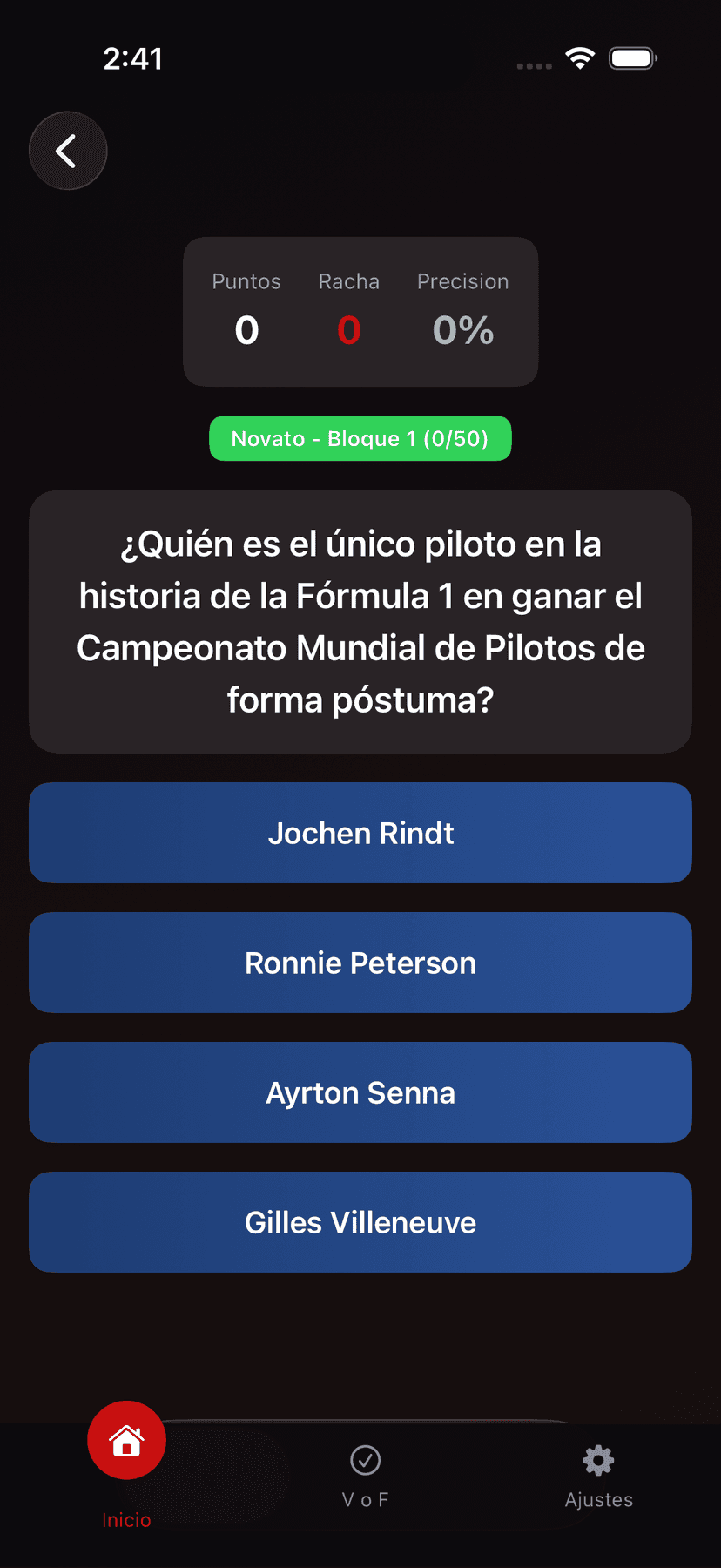 Formula One Trivia Preview