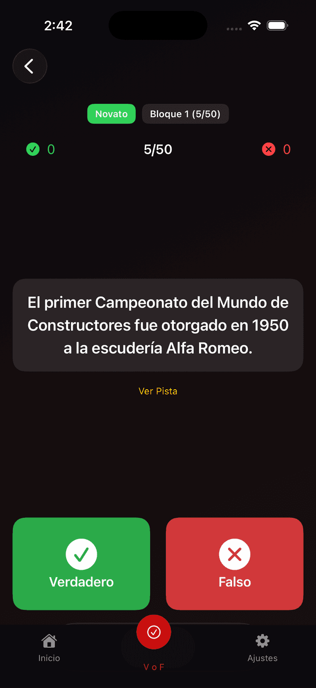 Formula One Trivia Screenshot 4