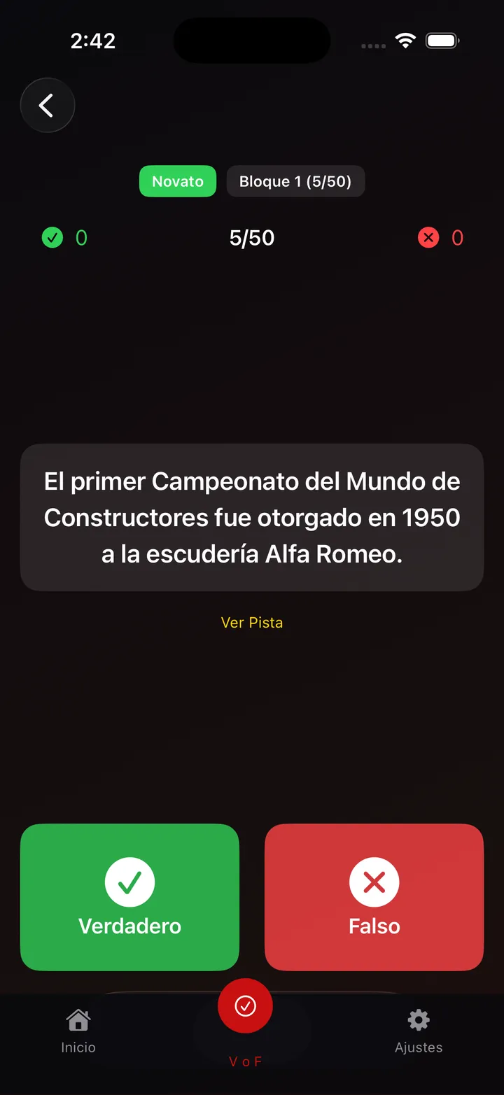 Formula One Trivia Screenshot 4