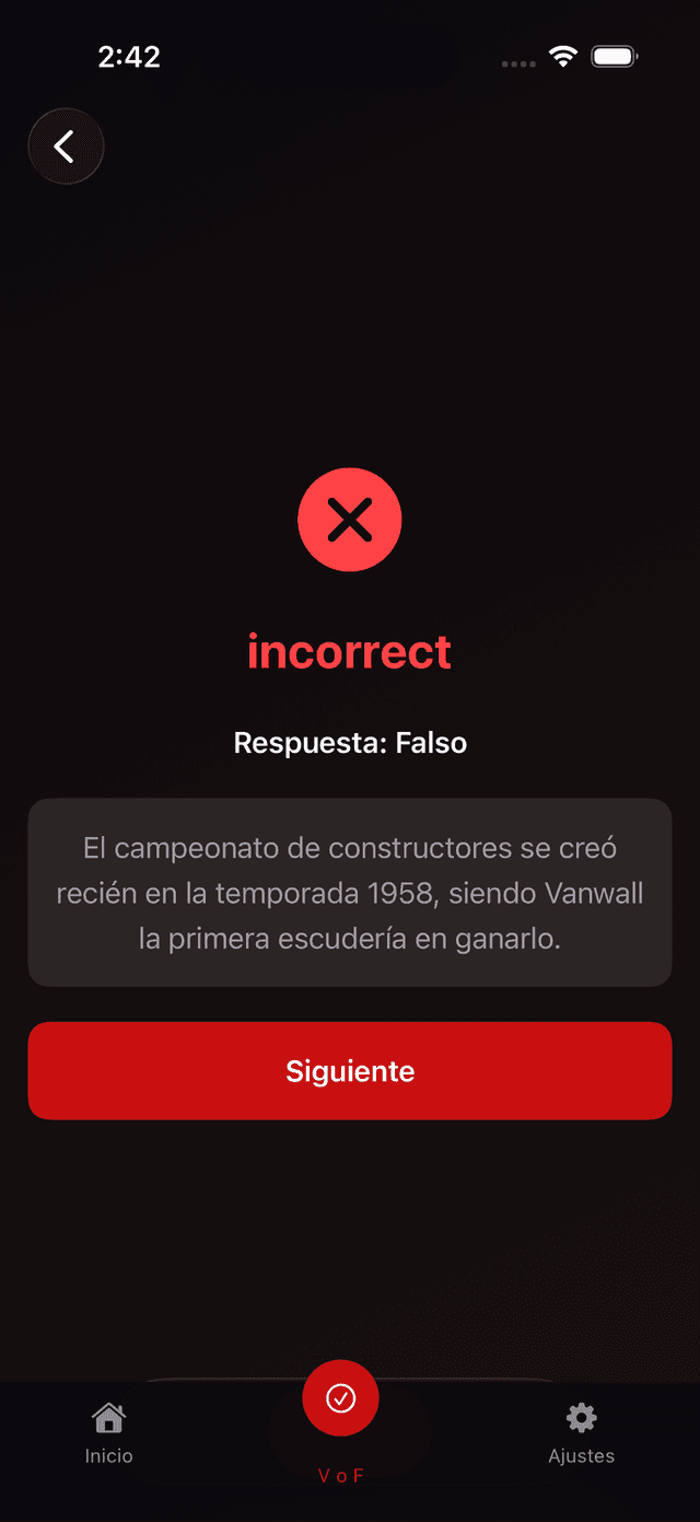 Formula One Trivia Screenshot 5
