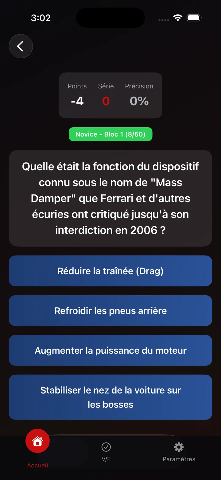 Formula One Trivia Screenshot 1