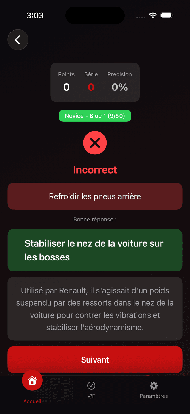 Formula One Trivia Screenshot 2