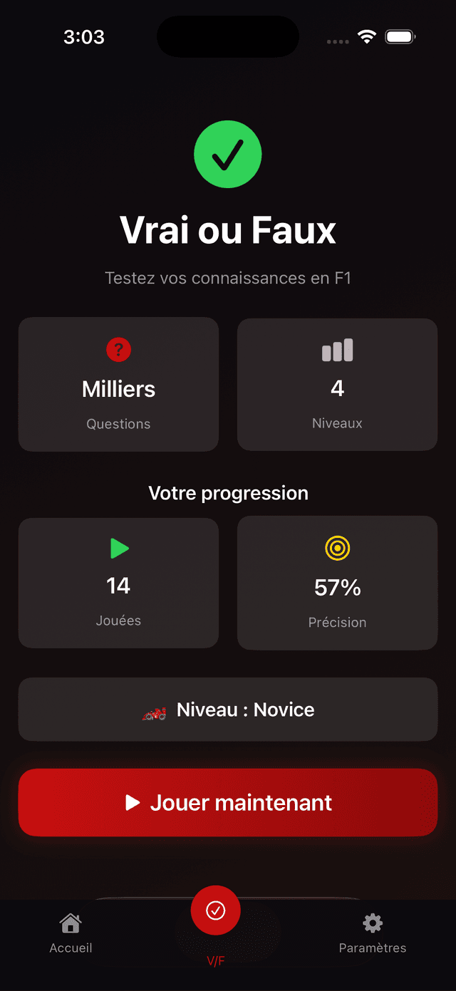 Formula One Trivia Screenshot 3