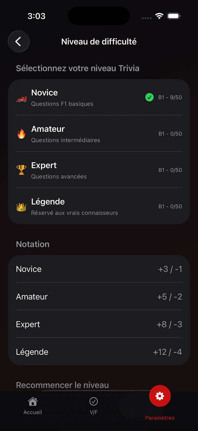 Formula One Trivia Screenshot 6