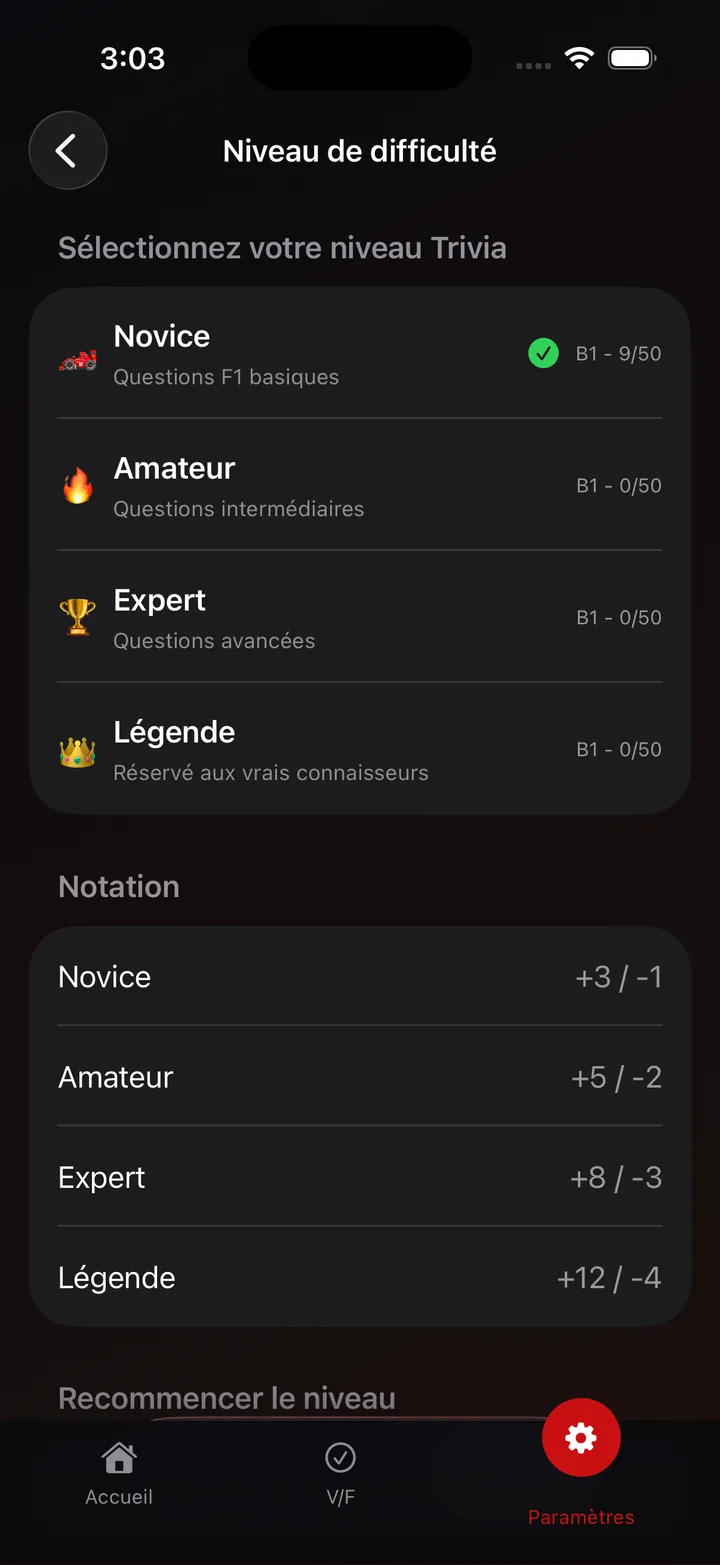 Formula One Trivia Screenshot 6