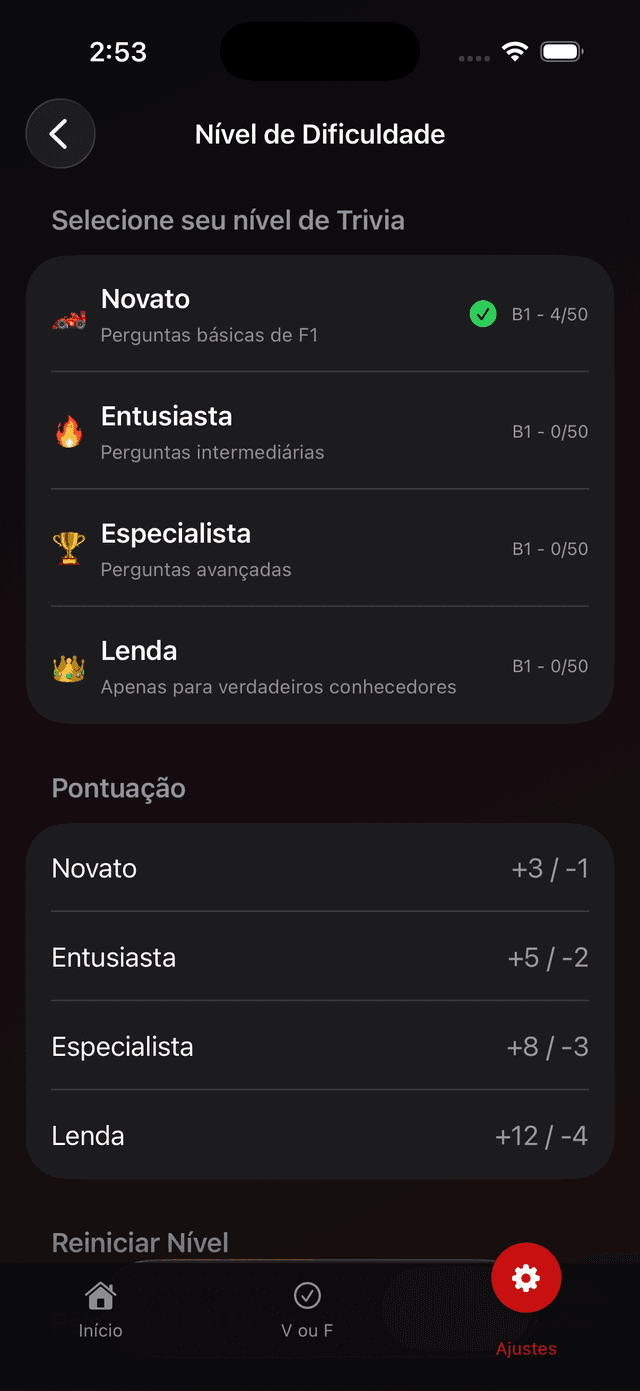 Formula One Trivia Screenshot 6