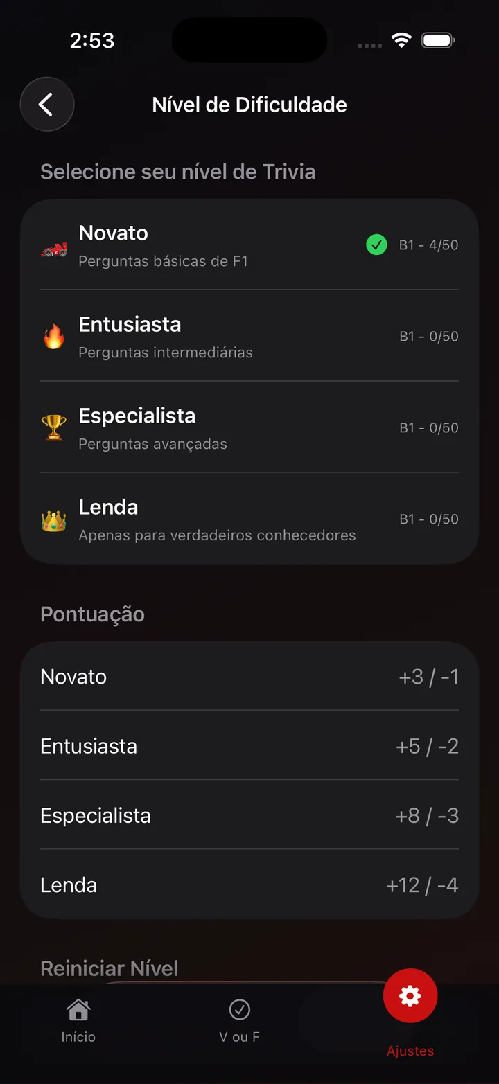 Formula One Trivia Screenshot 6