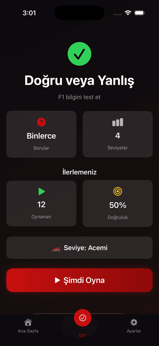 Formula One Trivia Screenshot 3
