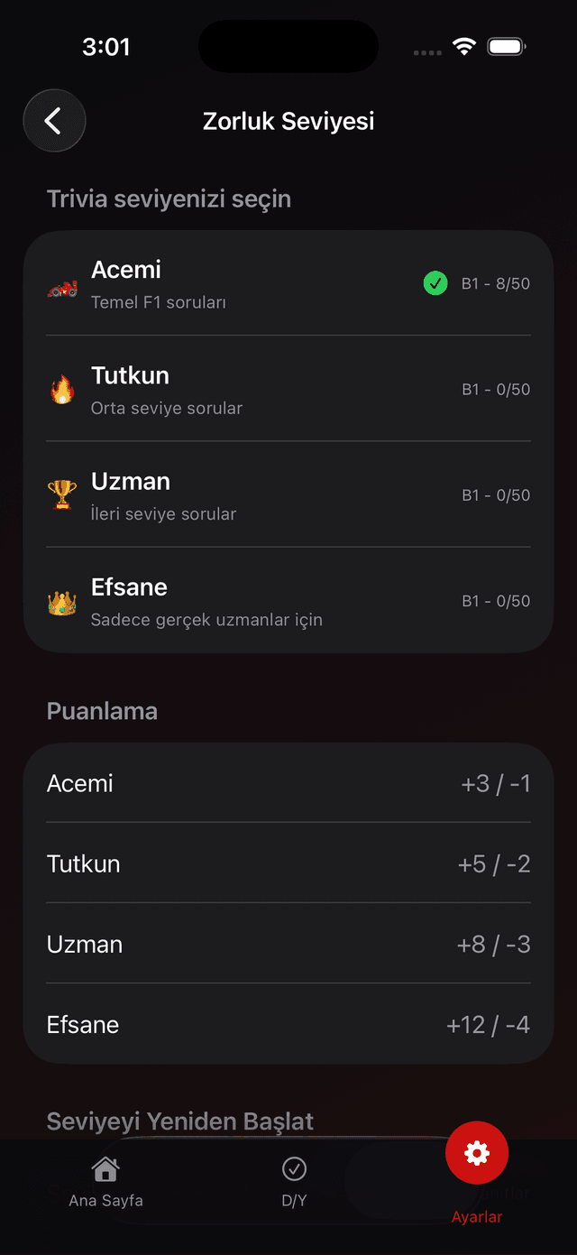 Formula One Trivia Screenshot 6