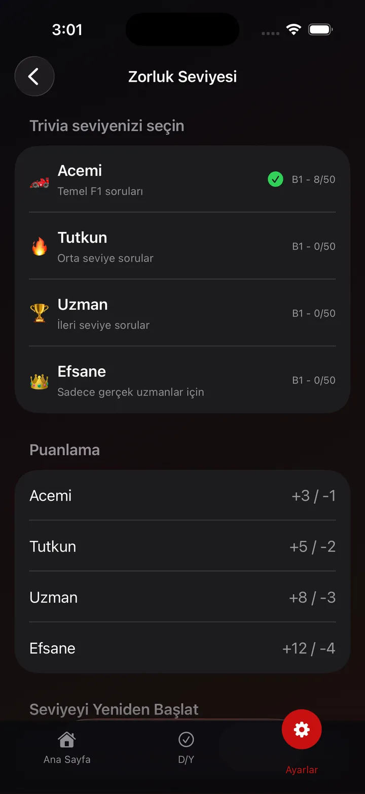 Formula One Trivia Screenshot 6