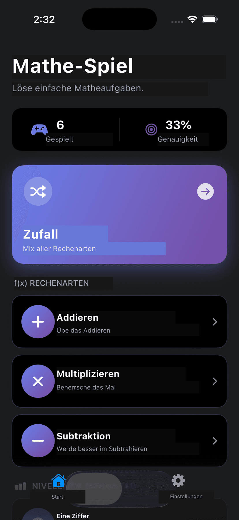 TriviaMathUno App Screenshot