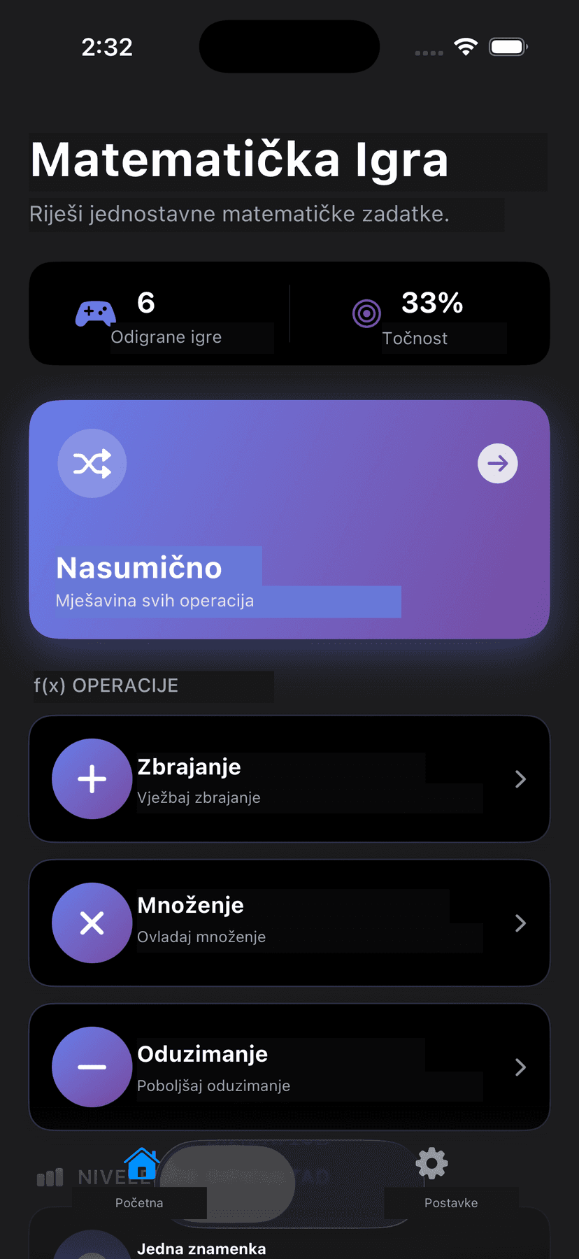 TriviaMathUno App Screenshot