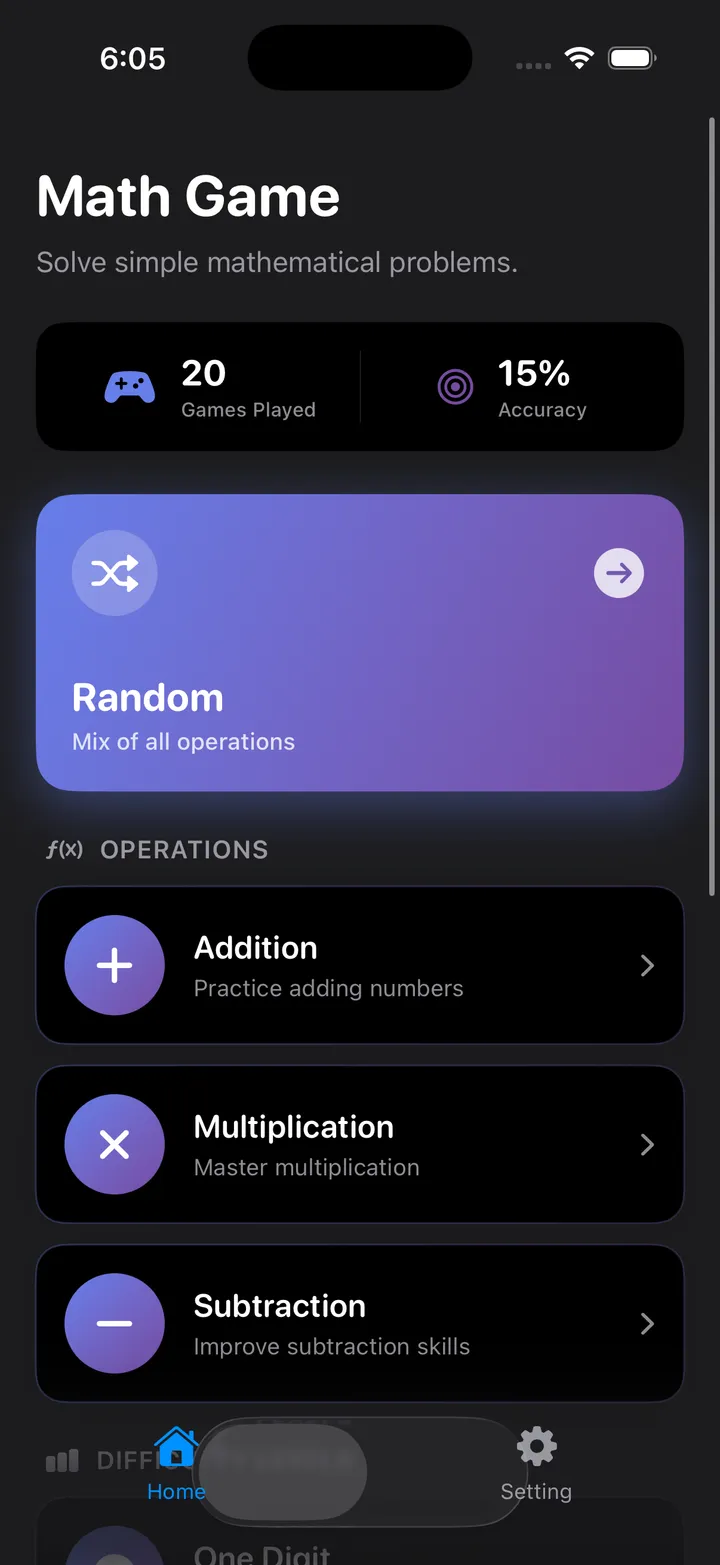 Trivia Math Uno Screenshot 1