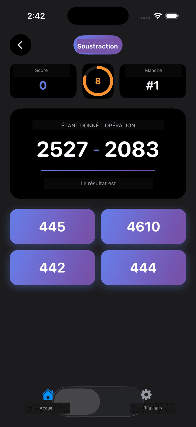 Trivia Math Uno Screenshot 2