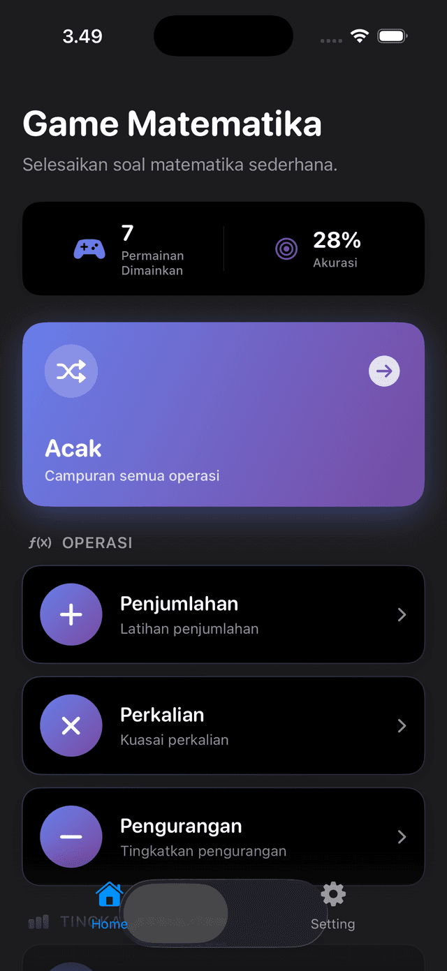 Trivia Math Uno Screenshot 1