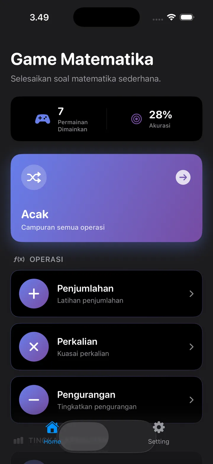 Trivia Math Uno Screenshot 1