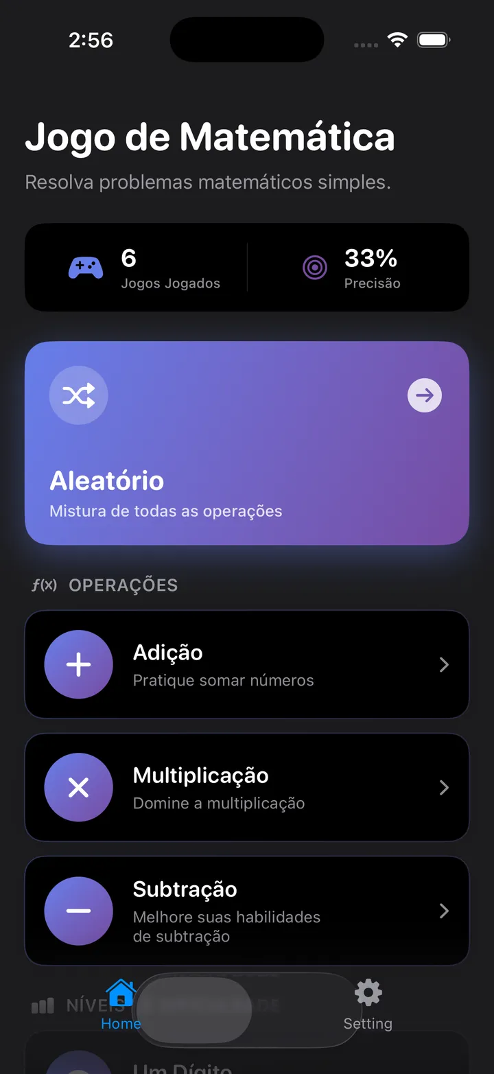 TriviaMathUno App Screenshot