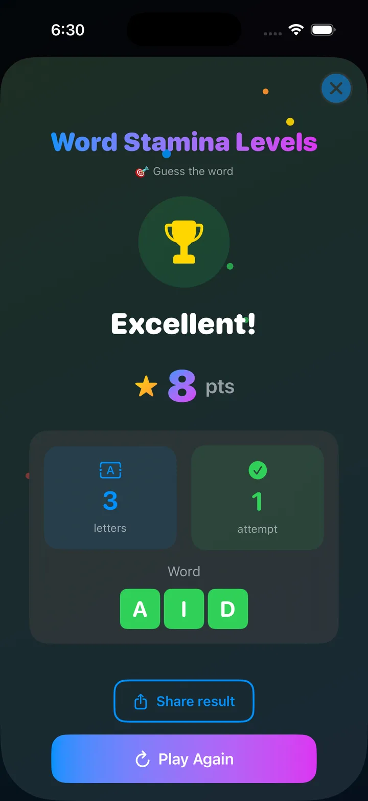 Word Stamina Screenshot 3