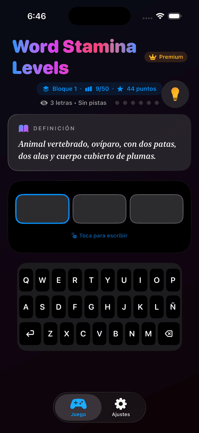 Word Stamina Screenshot 1
