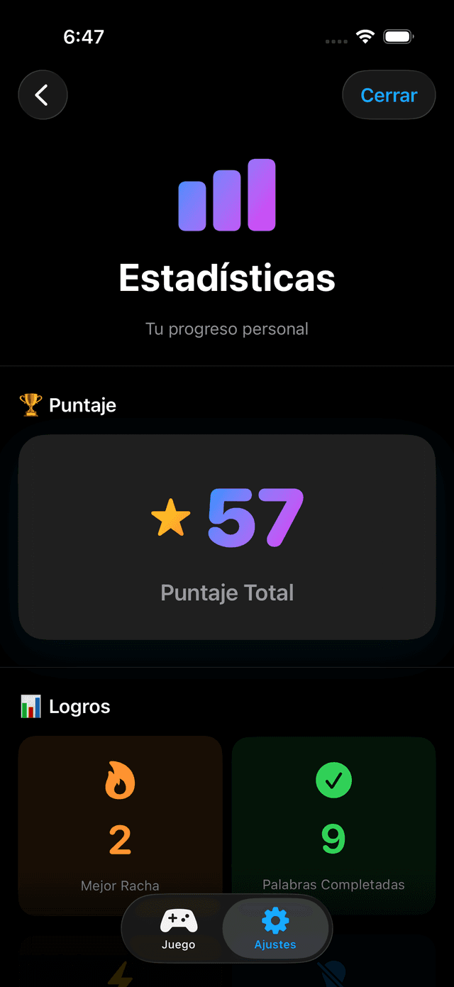 Word Stamina Screenshot 5