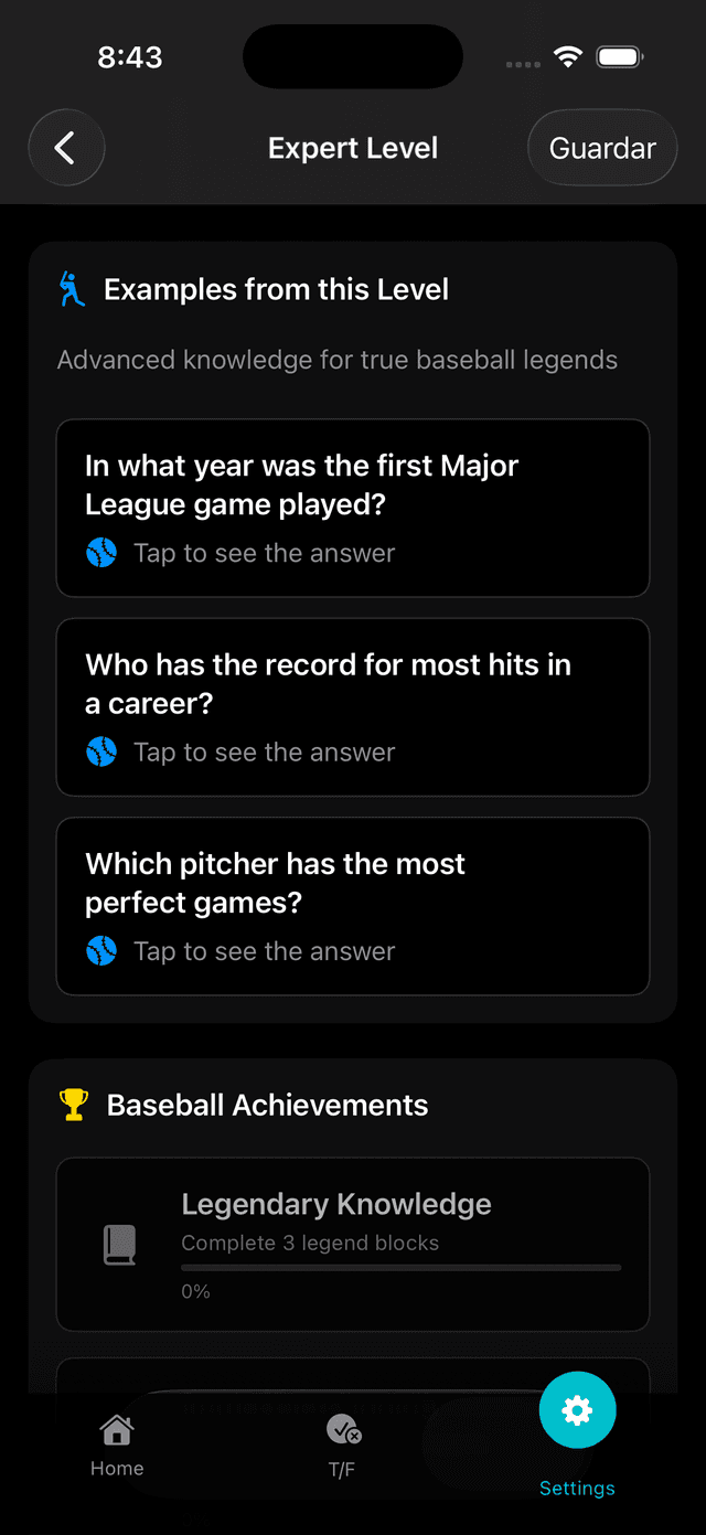 Baseball Trivia One Screenshot 12